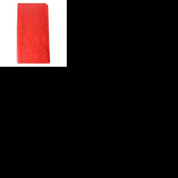 PAPEL COREANO PELLON DECORADO FLOR ROJO PASCUA E.10